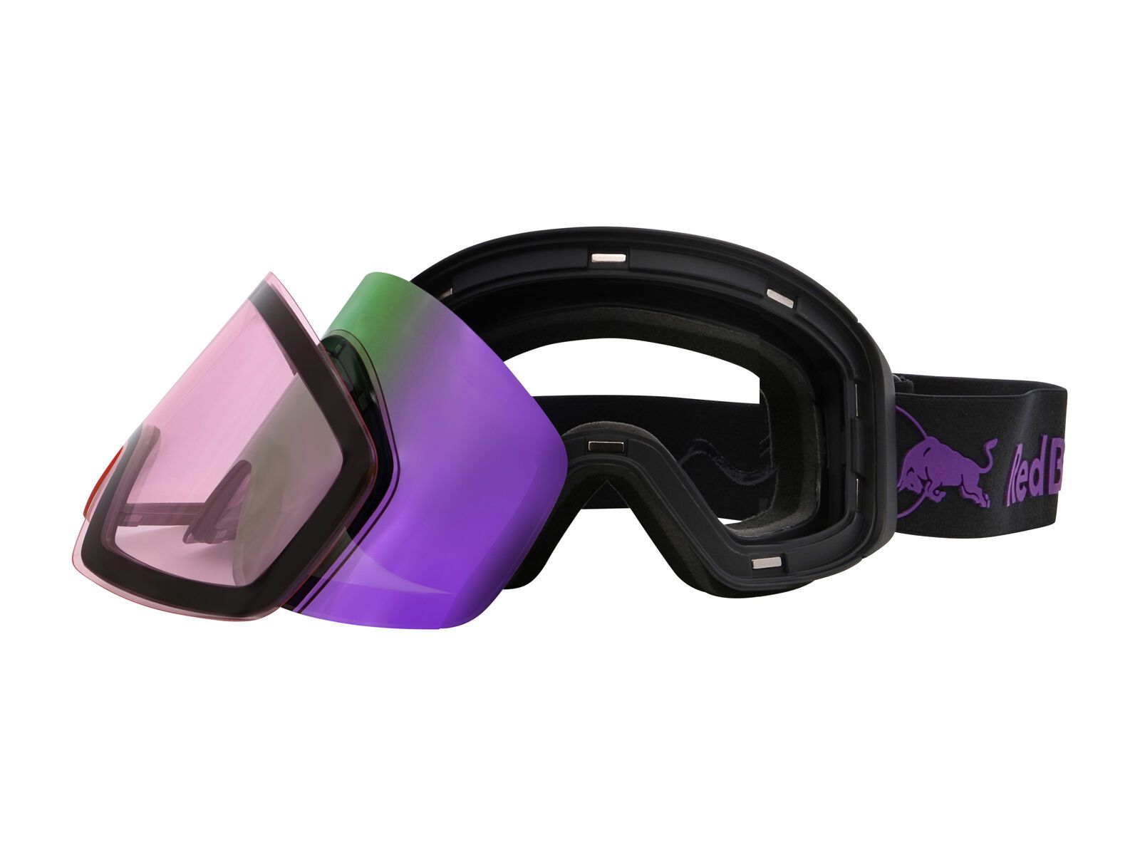 Red Bull Spect Eyewear Jamm, Orange-Purple Mirror / black - Bild 6
