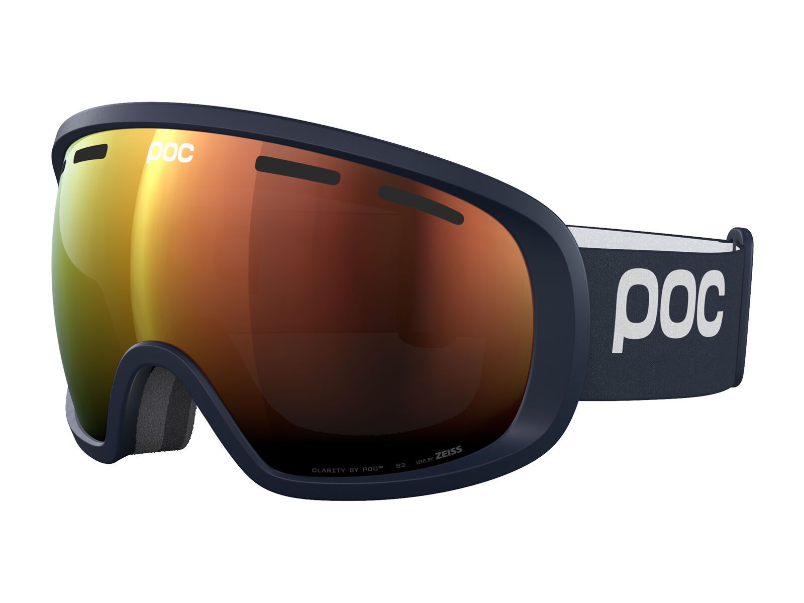 POC Fovea, Clarity Intense Partly Sunny Orange / apatite navy - Bild 1