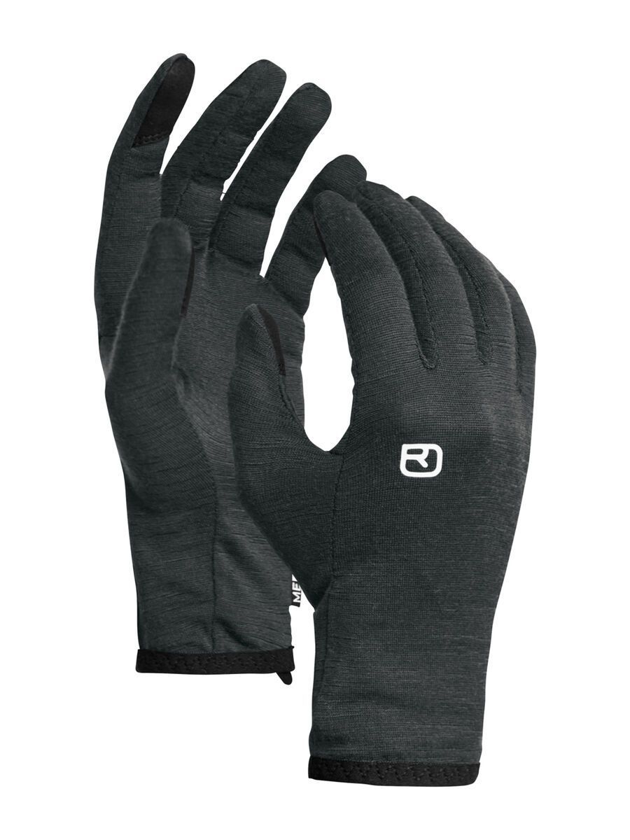 Ortovox 185 Rock'n'wool Glove Liner W, black raven - Bild 1