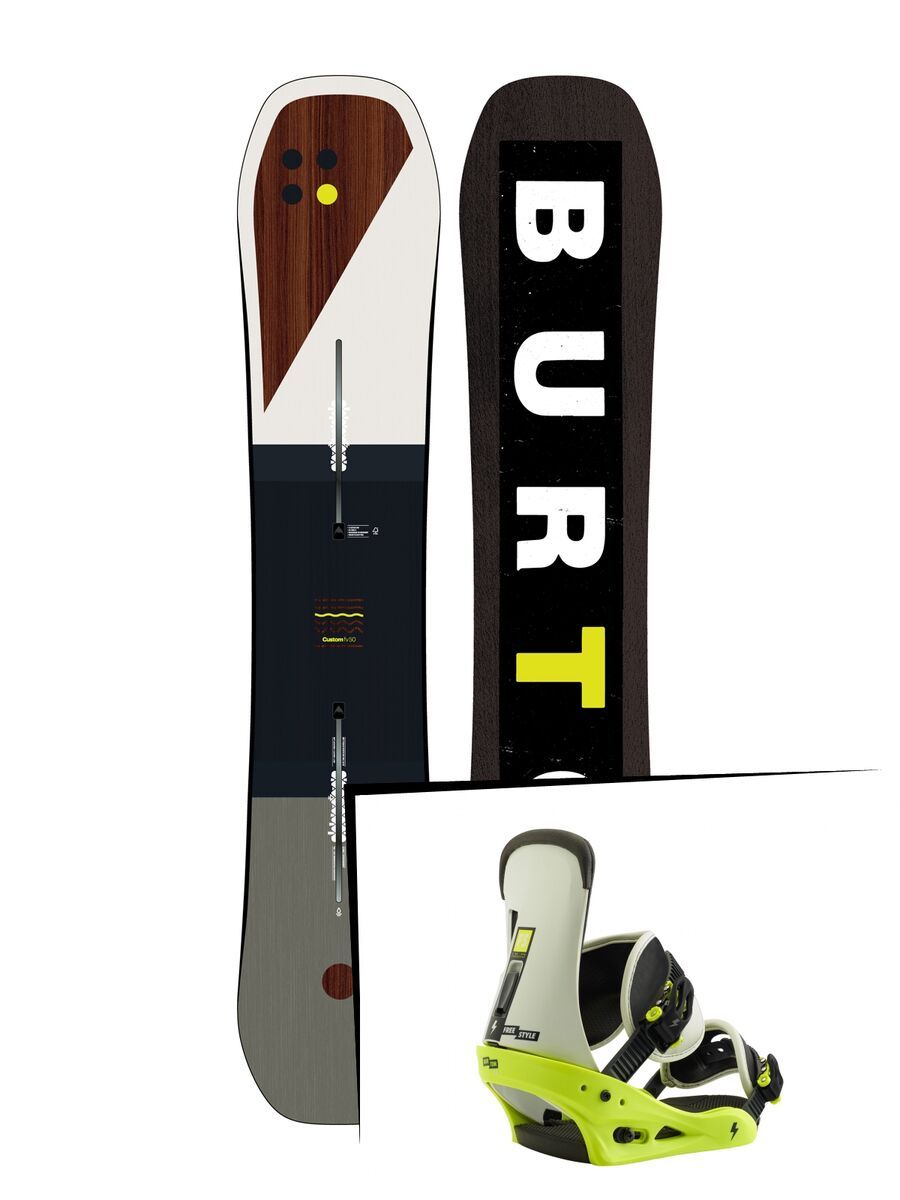 Set: Burton Custom Flying V 2019 +  Freestyle (2218429S) - Bild 1