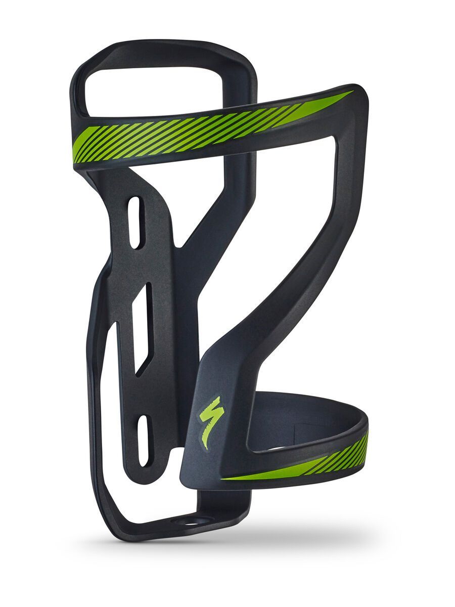 Specialized Zee Cage II - Right, black/monster green - Bild 1