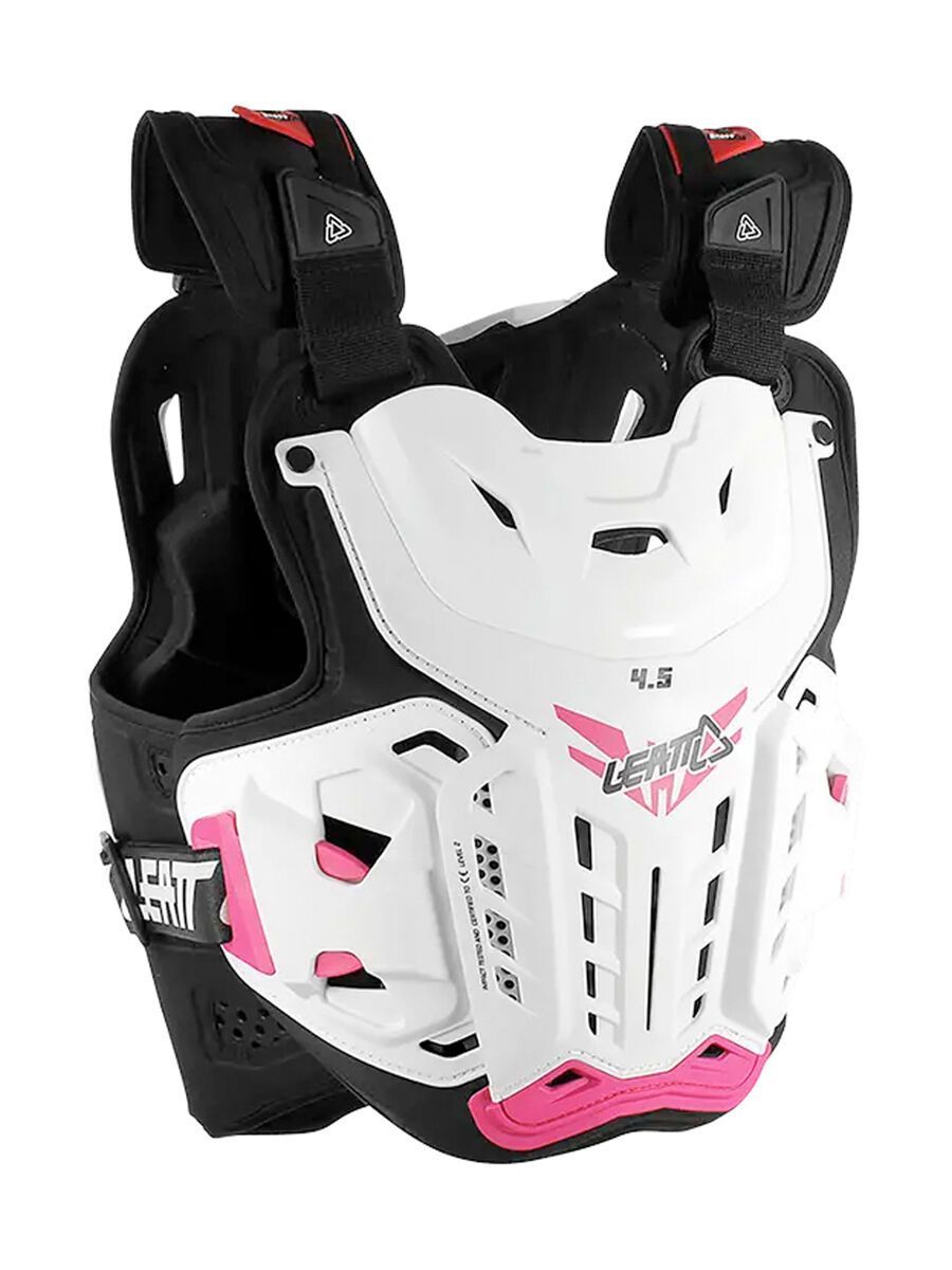 Leatt Chest Protector 4.5 Jacki, white/pink - Bild 1