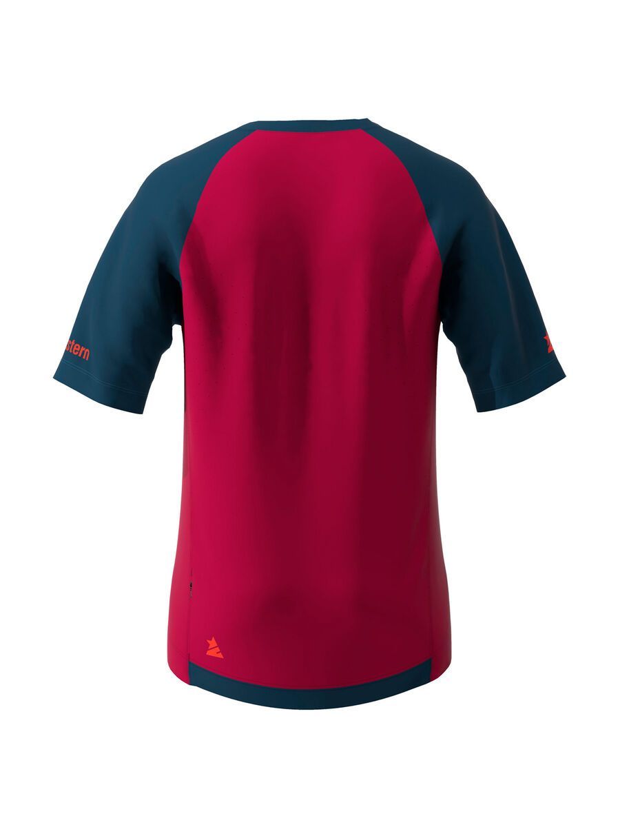 Zimtstern PureFlowz Shirt SS Men, jester red/french navy - Bild 4