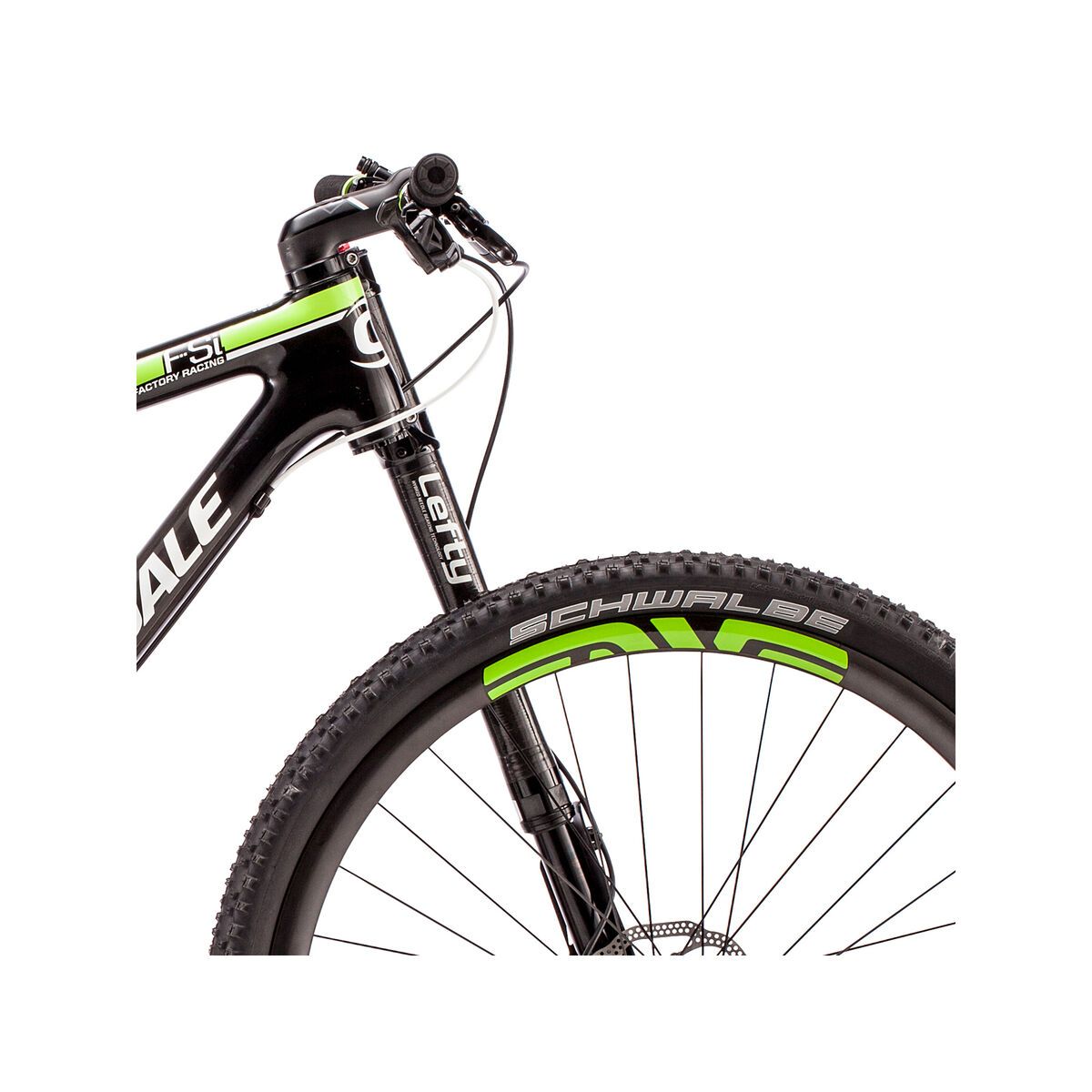 Cannondale F-SI Carbon Team, jet black with berzerker green and magnesium white, gloss - Bild 5