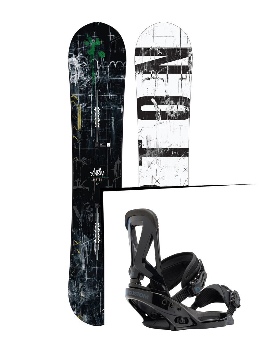 Set: Burton Antler 2017 +  Custom EST (1712748S) - Bild 1