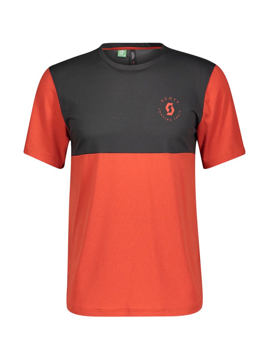 Scott Trail Flow Dri S/SL Men's Shirt, fiery red/dark grey - Bild 1