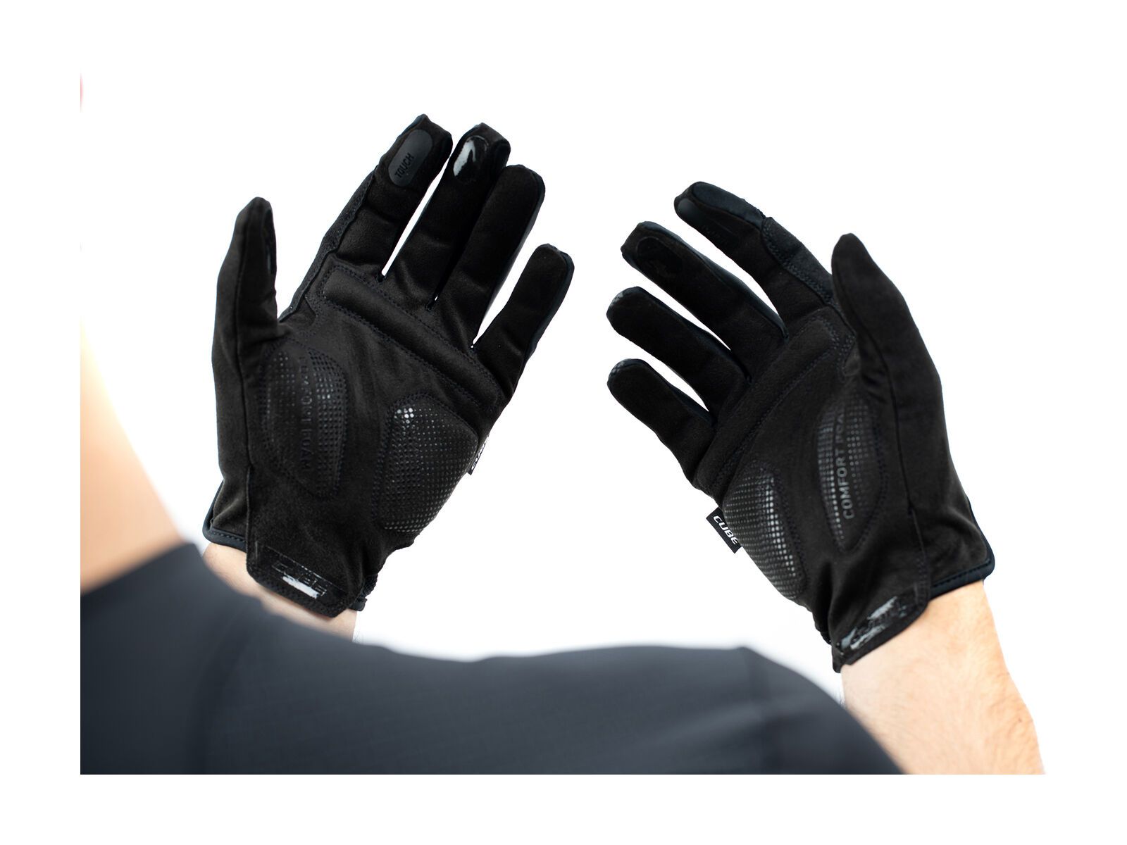 Cube Handschuhe CMPT Comfort Langfinger, black´n´grey - Bild 6