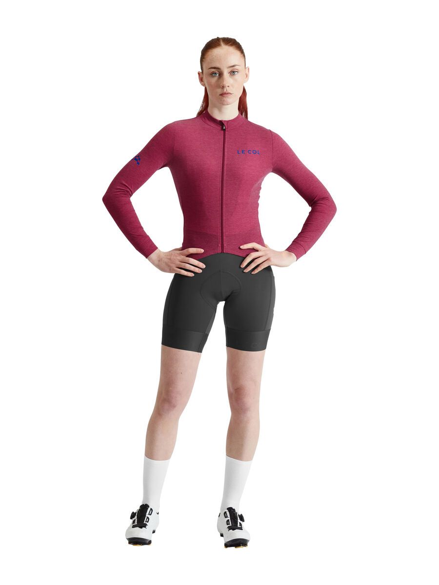 Le Col Womens ARC Merino Long Sleeve Jersey, grape - Bild 5