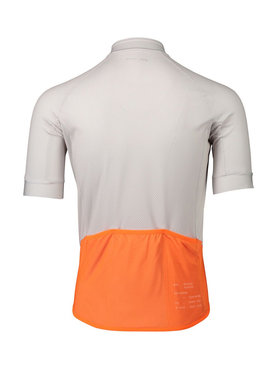 POC M's Essential Road Logo Jersey, granite grey/zink orange - Bild 2
