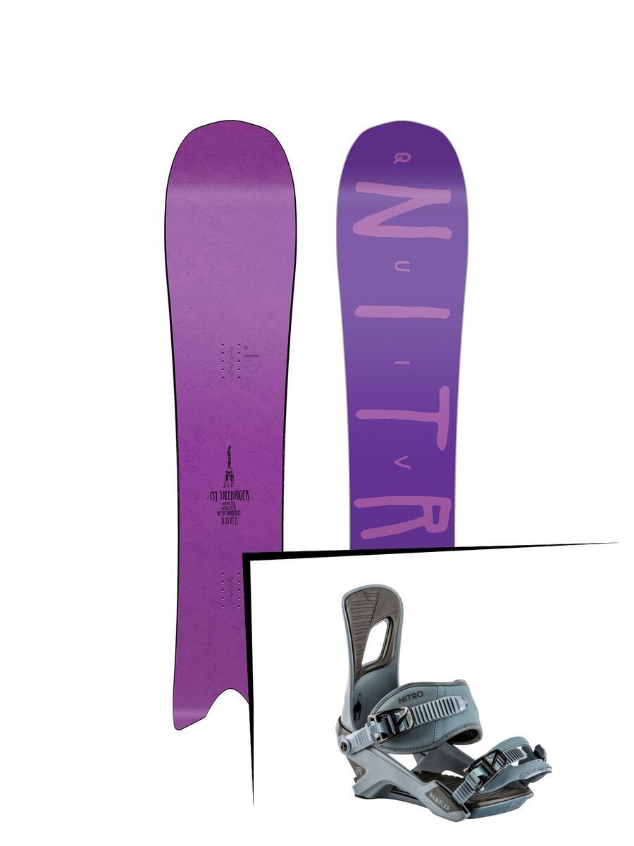 Set: Nitro Quiver Treehugger 2019 + Nitro Rambler blue steel - Bild 1