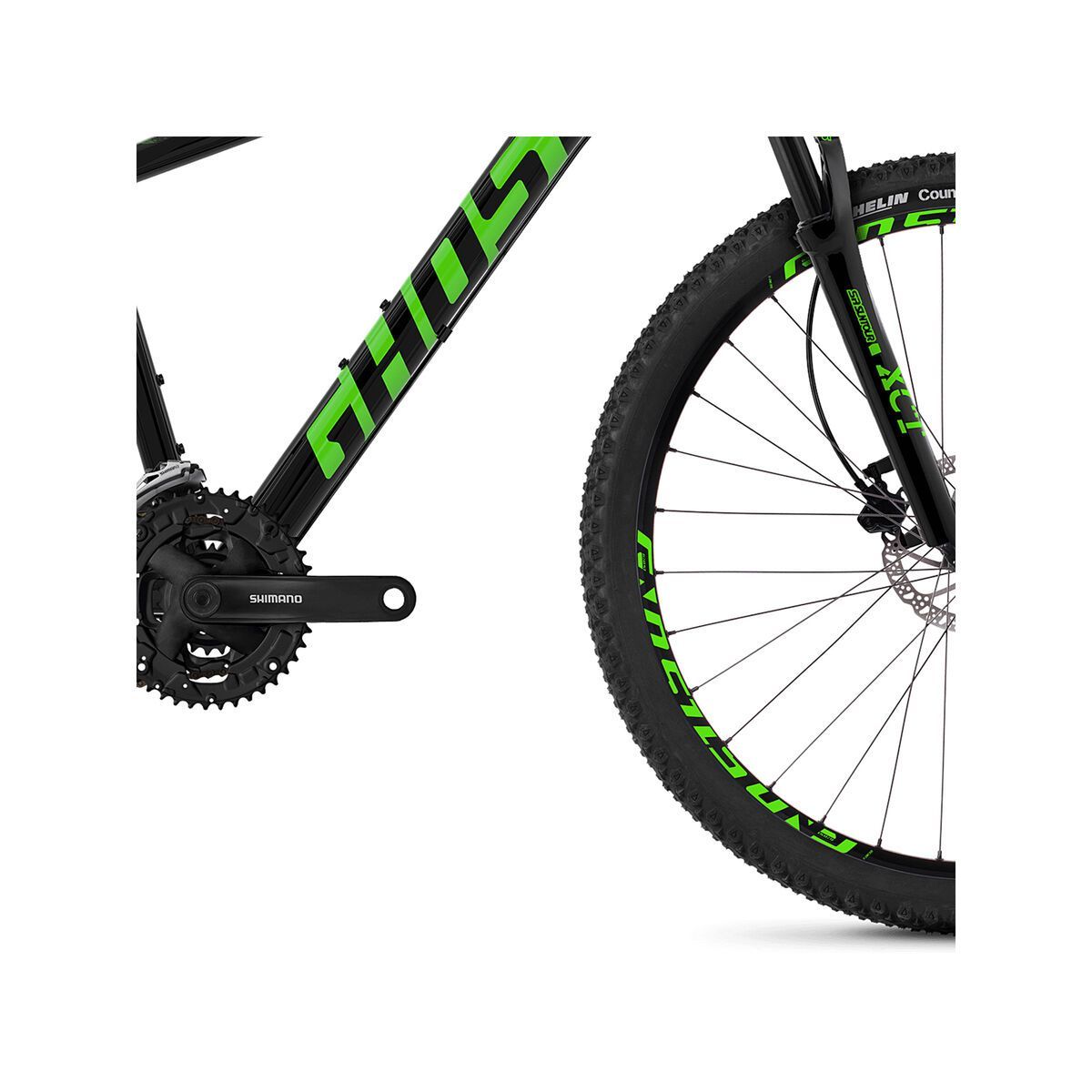 Ghost Kato 2.7 AL, night black/riot green - Bild 4