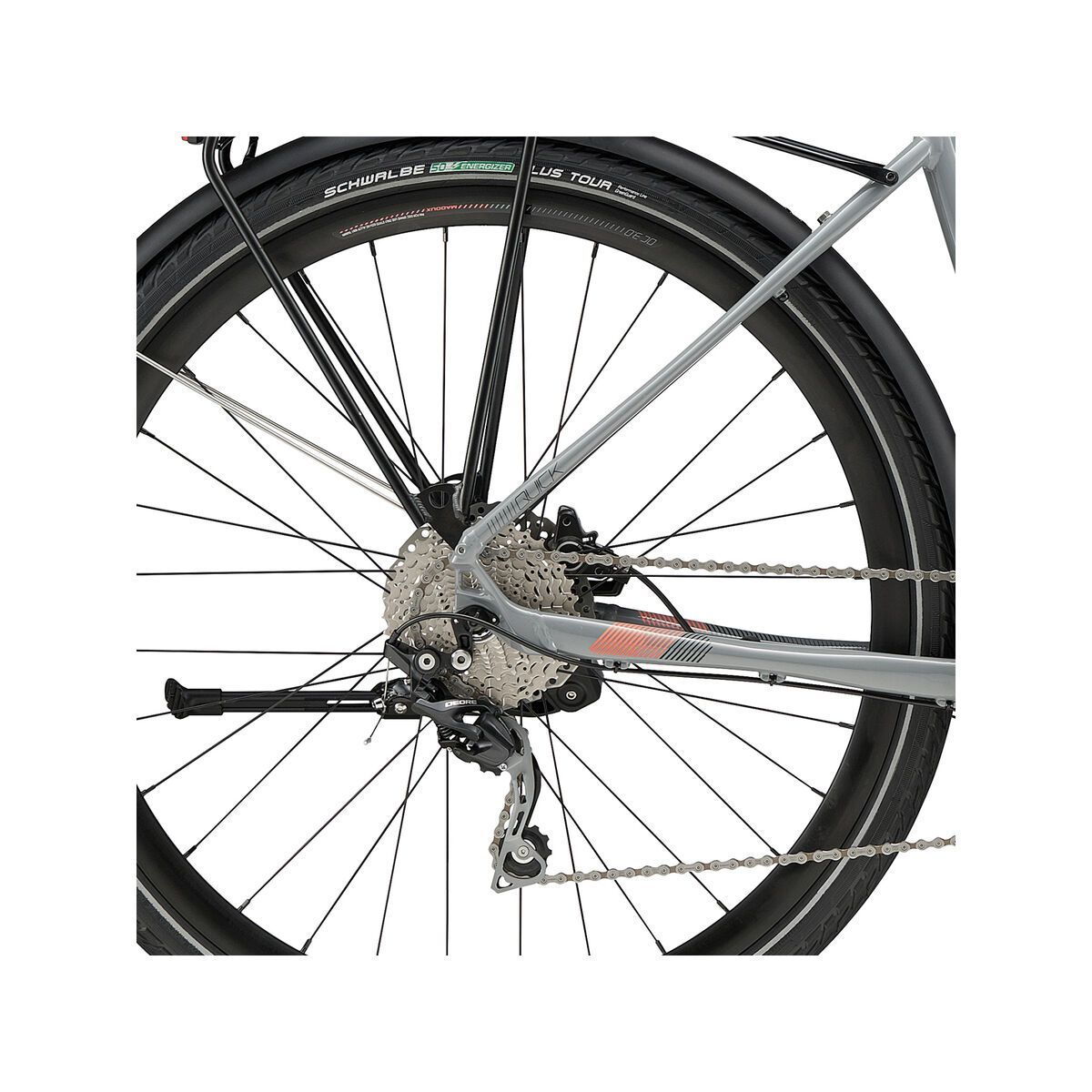 Cannondale Quick Neo Tourer Women, stealth grey w/ coral and jet black, gloss - GRY - Bild 5