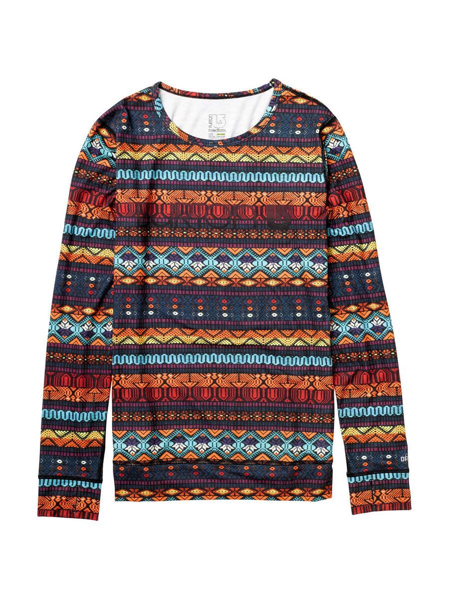 Burton Womens Midweight Crew, Antigua Stripe - Bild 1