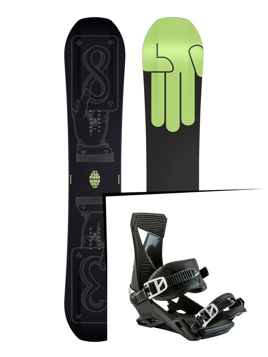 Set: Bataleon Evil Twin 2017 + Nitro Zero (1691161S) - Bild 1