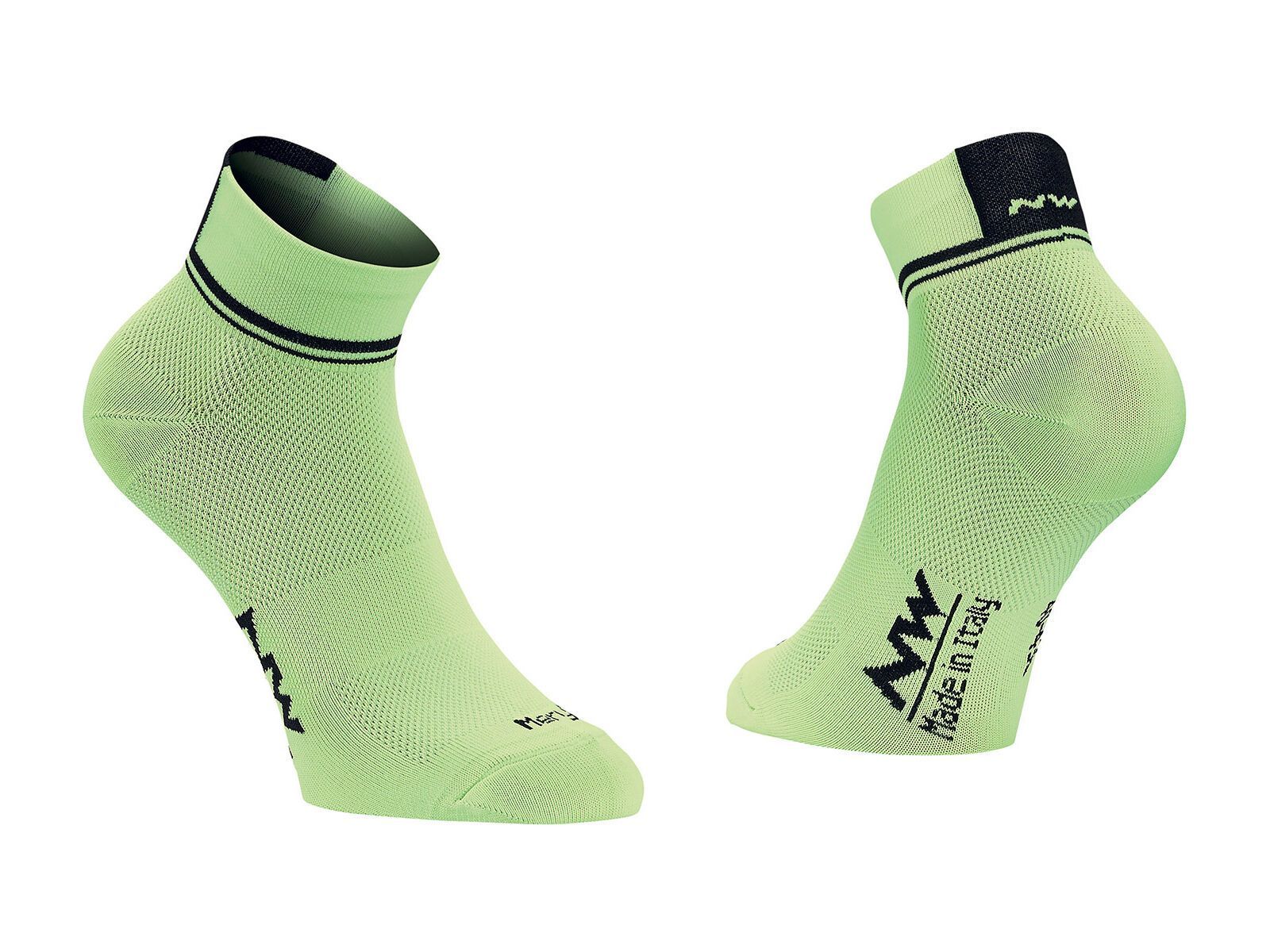 Northwave Logo 2 Wmn Socks, yellow fluo/black - Bild 1