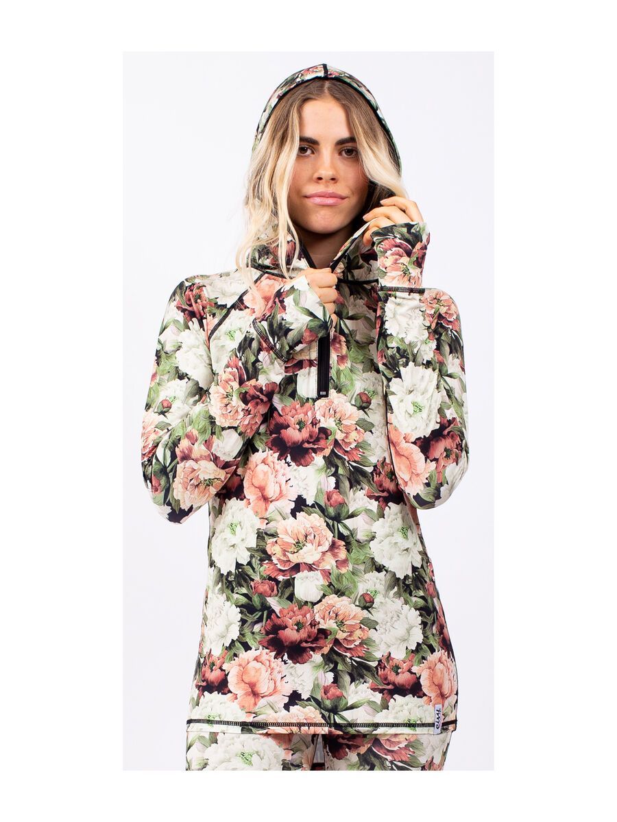 Eivy Icecold Zip Hood Top, autumn bloom - Bild 2