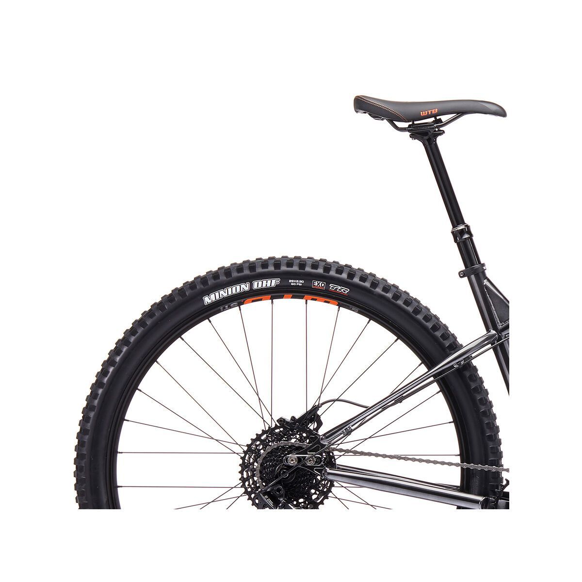 Kona Honzo ST 30th, ultra gloss dark silver w/ orange decals - Bild 6