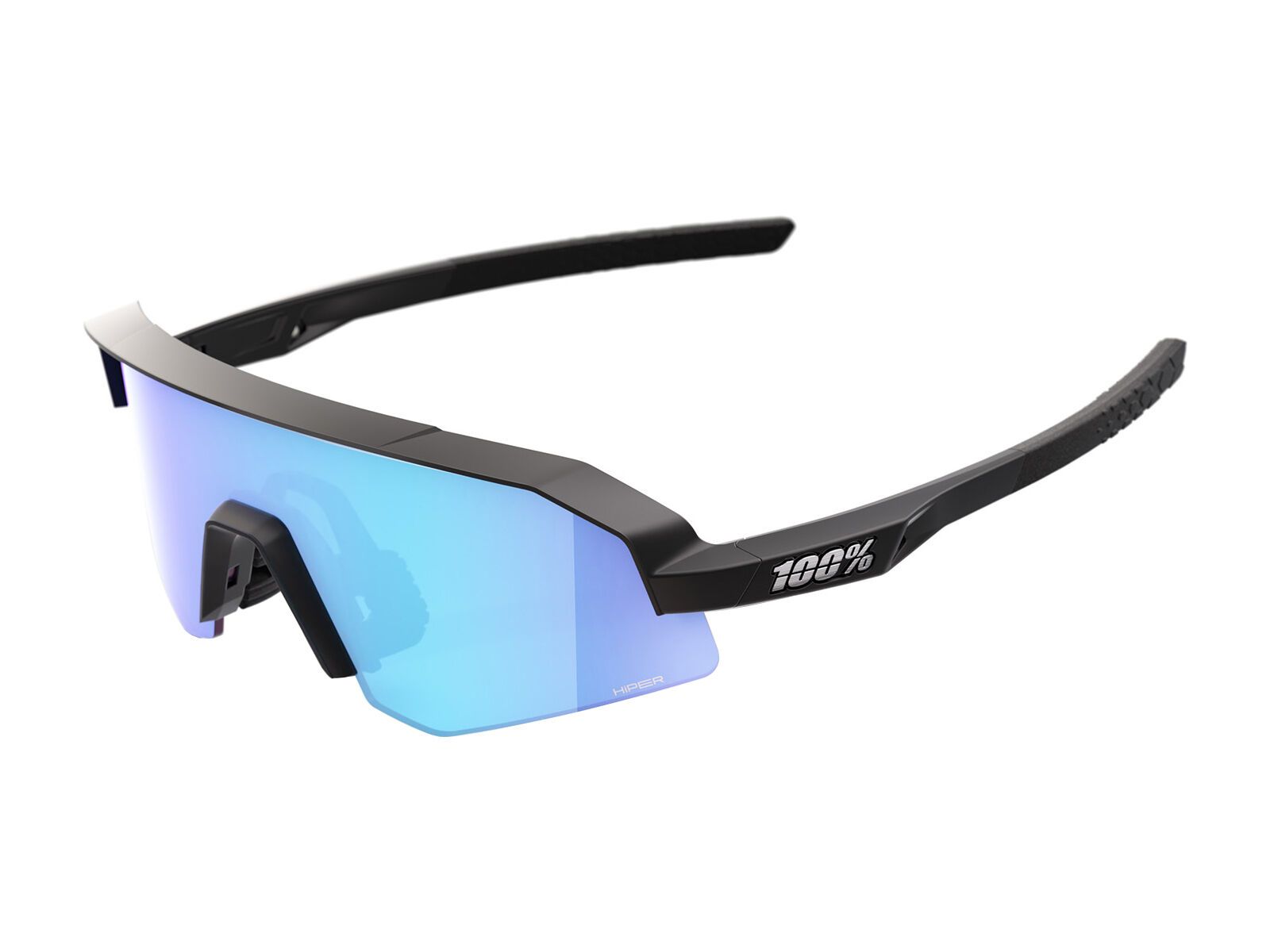 100% Slendale Youth, HiPER Blue Multilayer Mirror  / matte black - Bild 1