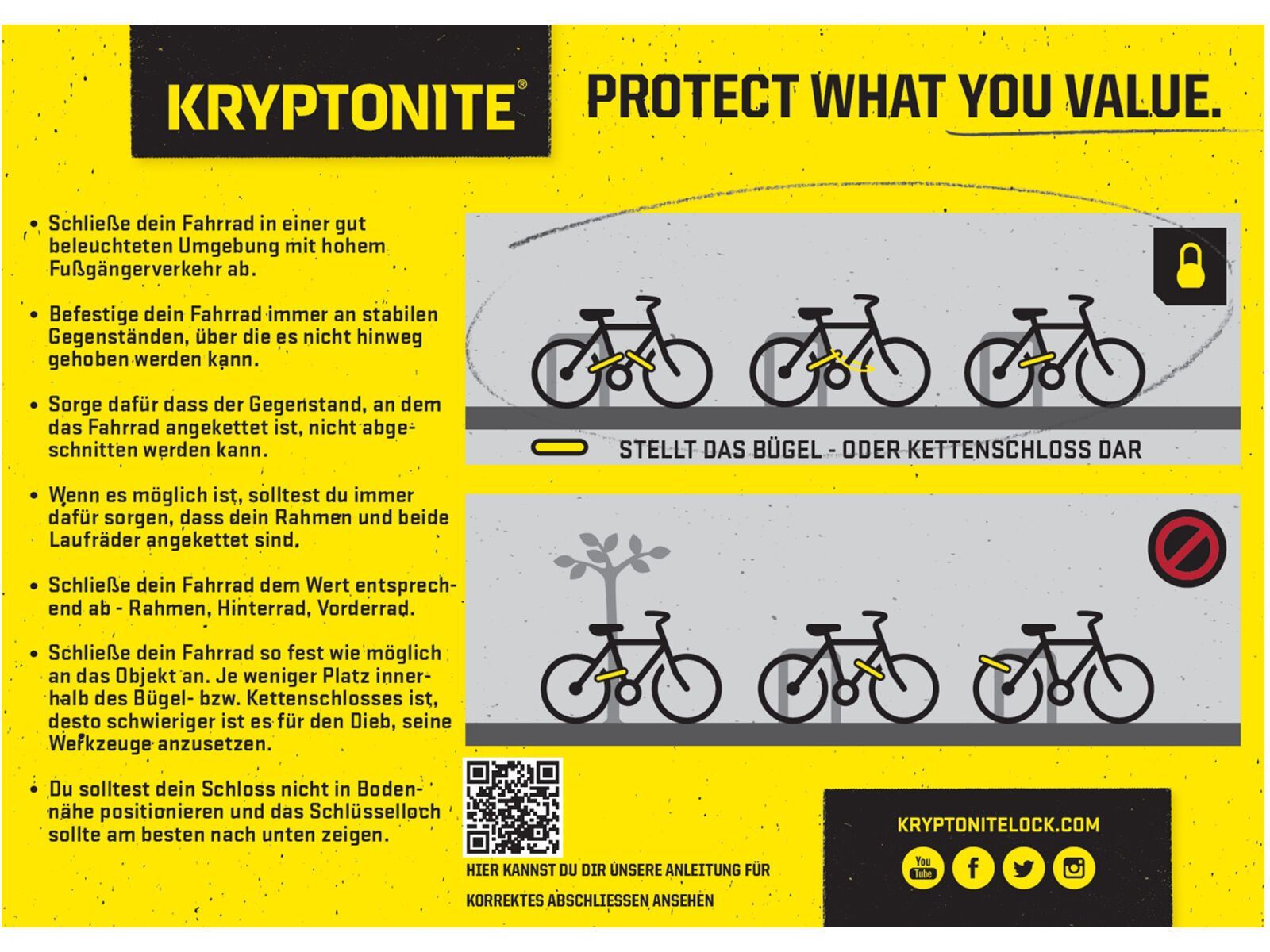 Kryptonite Ring Lock - Rahmenschloss + Kette 512 - Bild 4