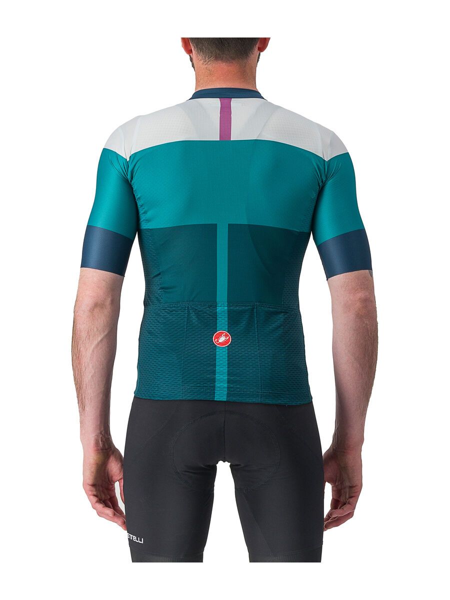 Castelli Sezione Jersey, deep teal/quetzal green - Bild 2