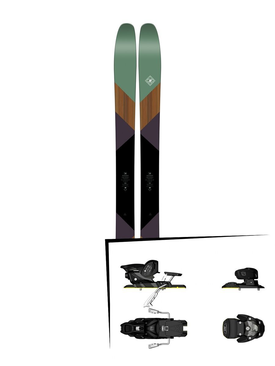 Set: K2 SKI Marksman 2017 + Salomon Warden MNC 13 (1540104) - Bild 1