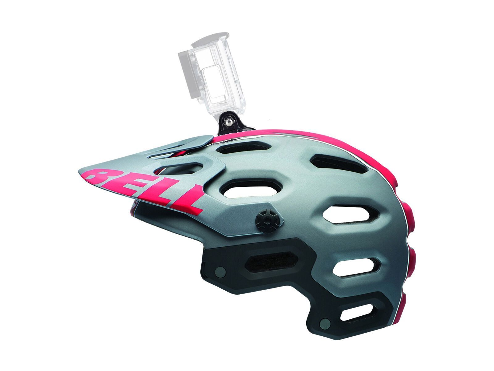 Bell Super 2, matte titanium/red viper - Bild 2