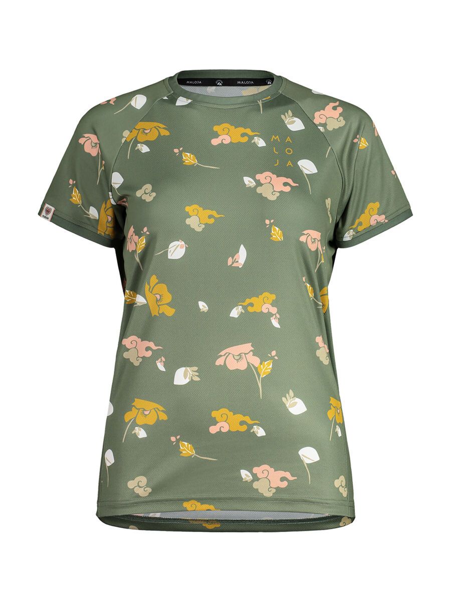 Maloja ErvaM. AOP Multi 1/2, cypress poppy cloud - Bild 1