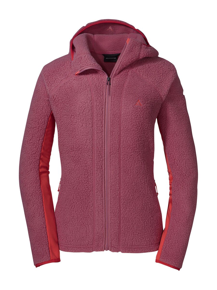 Schöffel Fleece Hoody Trifide L, red moscato - Bild 1