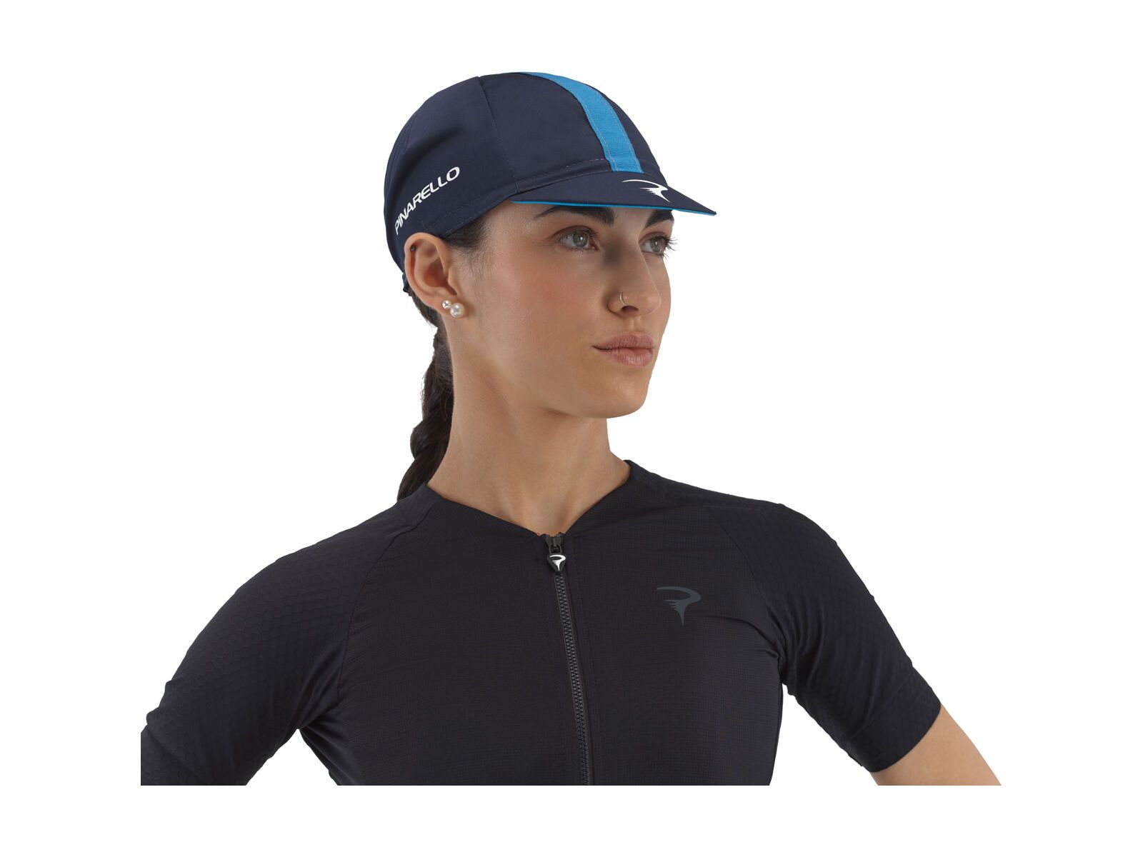 Pinarello Cycling Cap, navy/skyblue - Bild 4