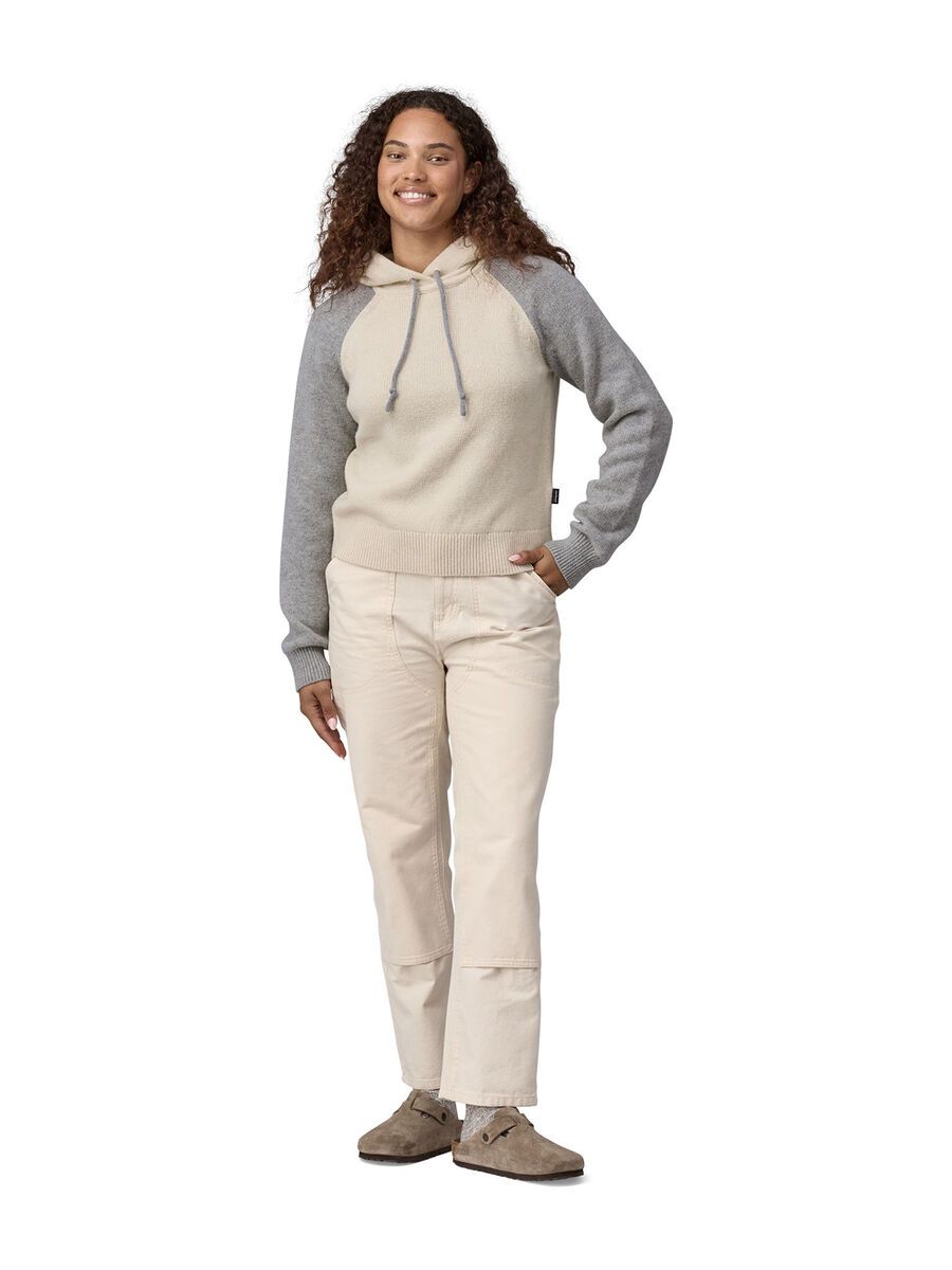 Patagonia Women's Recycled Wool-Blend Hooded Pullover Sweater, dyno white - Bild 3