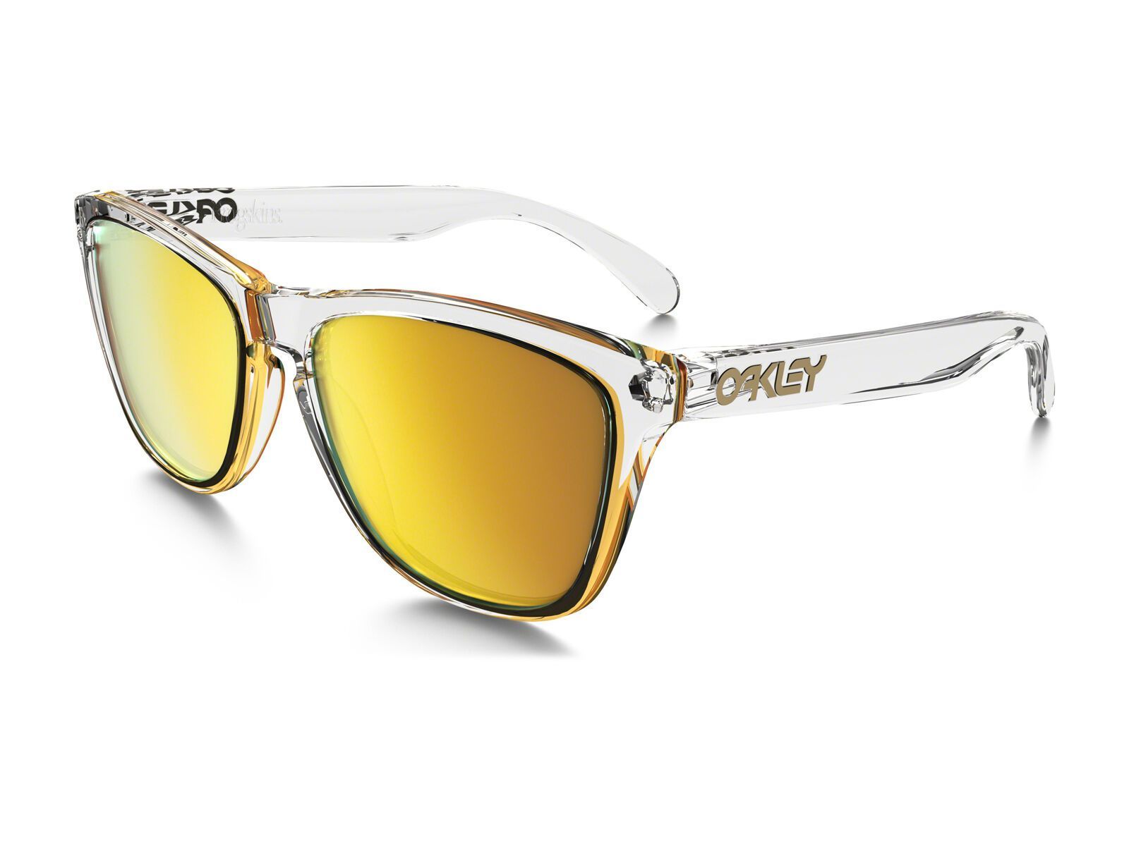 Oakley Frogskins, polished clear/Lens: 24k iridium - Bild 1