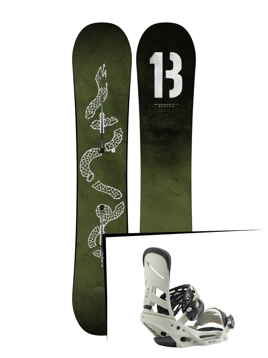 Set: Burton Descendant 2019 + Burton Mission EST bone - Bild 1