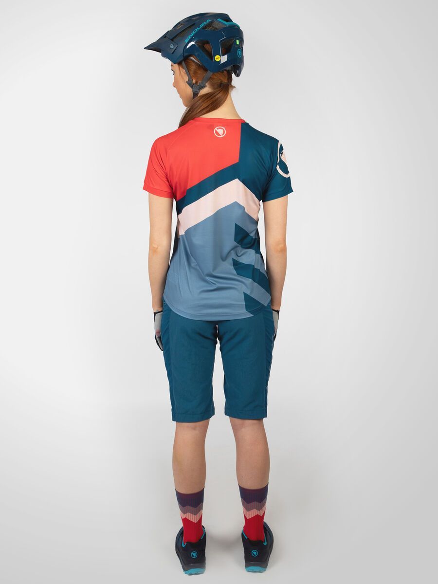 Endura Damen SingleTrack Print T-Shirt LTD, granatapfel - Bild 8