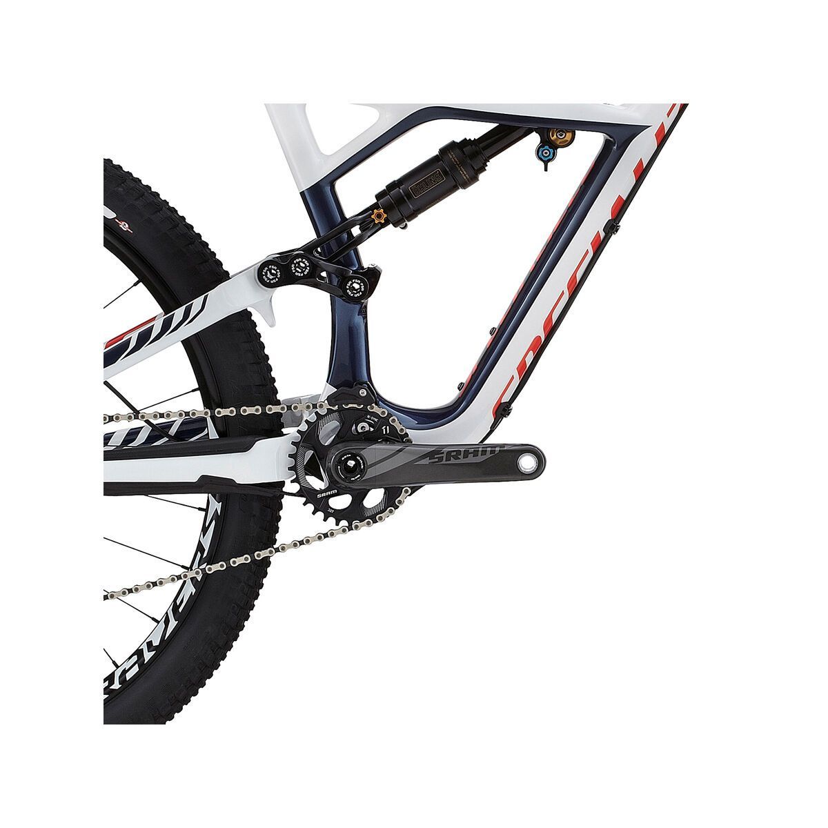 Specialized Enduro FSR Expert Carbon 650b, gloss navy/white/rocket red - Bild 3