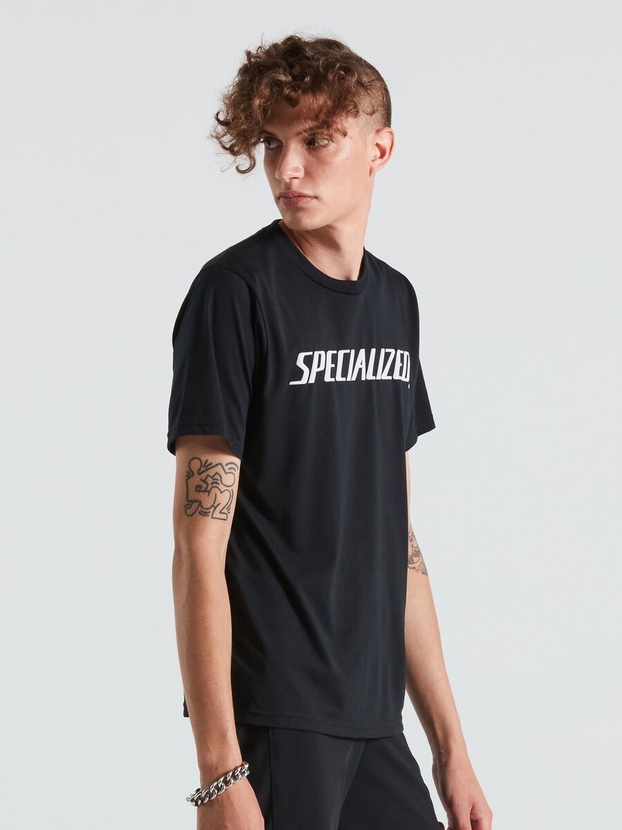 Specialized Men's Wordmark Short Sleeve T-Shirt, black - Bild 2