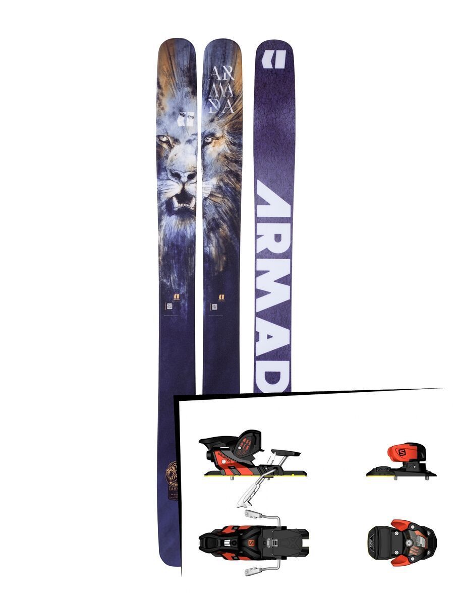 Set: Armada Magic J 2018 + Salomon Warden MNC 13 white/black/orange - Bild 1