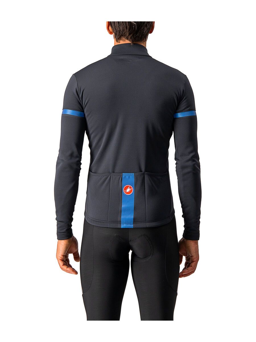 Castelli Fondo 2 Jersey FZ, light black/blue reflex - Bild 2