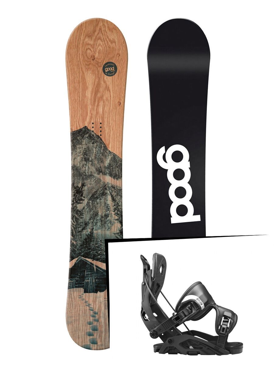 Set: goodboards Wooden 2017 + Flow Fuse (1718351S) - Bild 1
