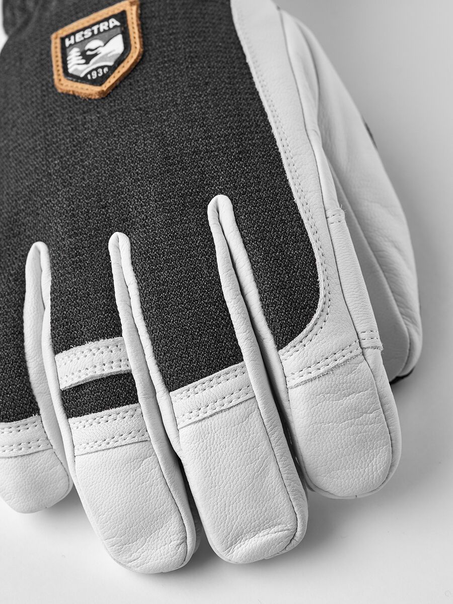 Hestra Army Leather Patrol 5 Finger, charcoal - Bild 2