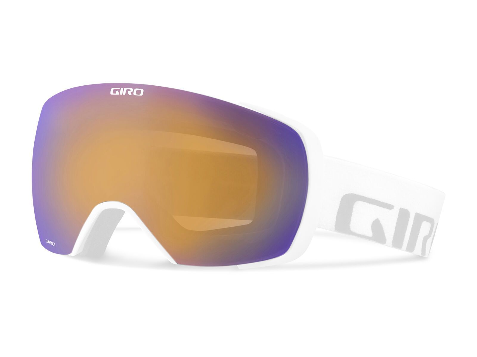 Giro Contact + Spare Lens, white wordmark/loden green+persimmon boost - Bild 2