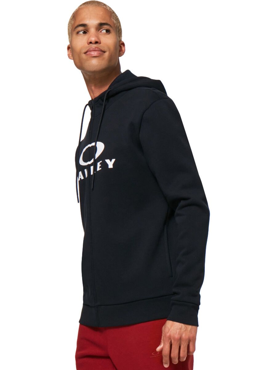 Oakley Bark FZ Hoodie 2.0 black white