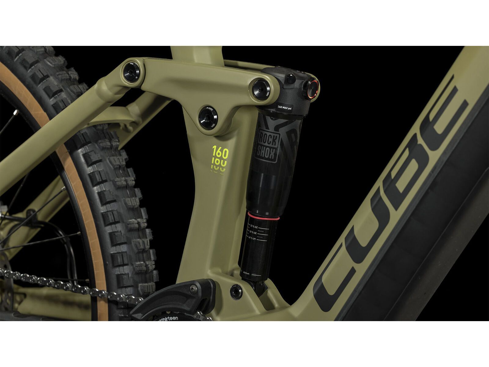 Cube Stereo Hybrid 160 HPC Race 750 27.5, olive´n´green - Bild 5