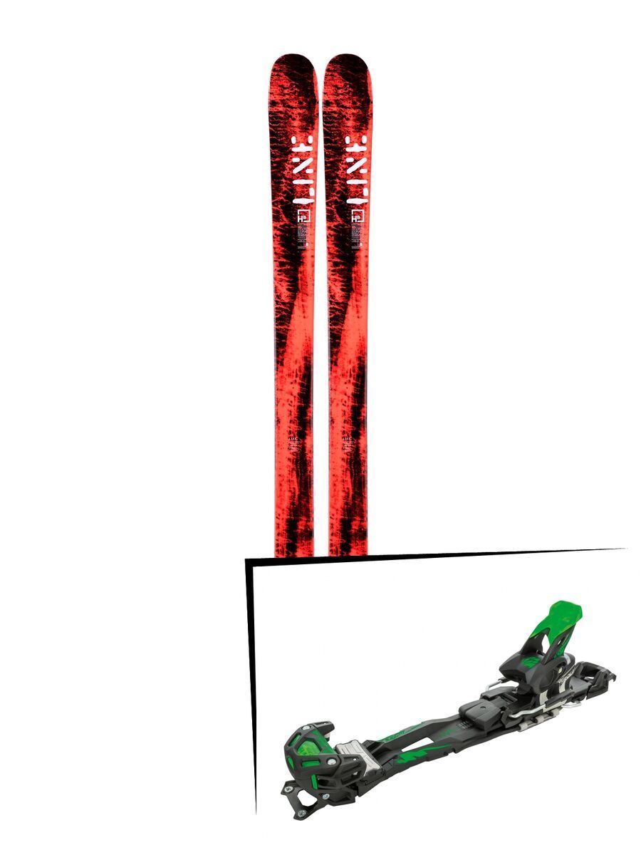 Set: Line Honey Badger 2019 + Tyrolia Adrenalin 16 solid black flash green - Bild 1