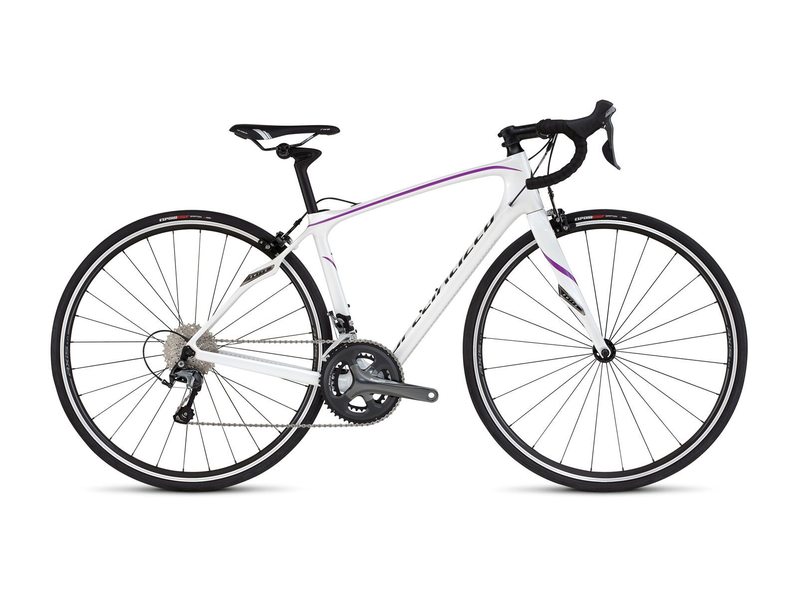 Specialized Ruby, gloss metallic white/deep pearl fuschia/charcoal - Bild 1
