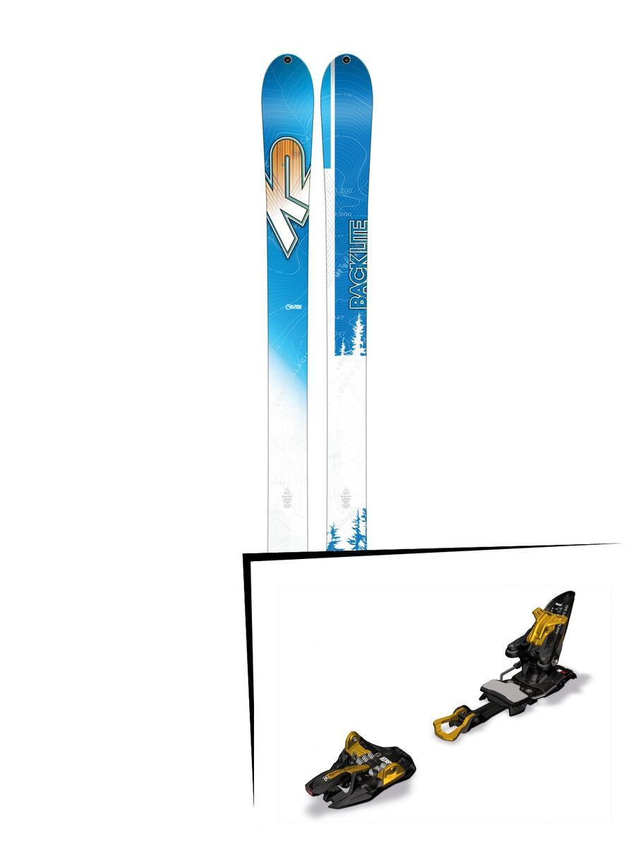 Set: K2 SKI Backlite 74 2017 + Marker Kingpin 10 (1289300) - Bild 1