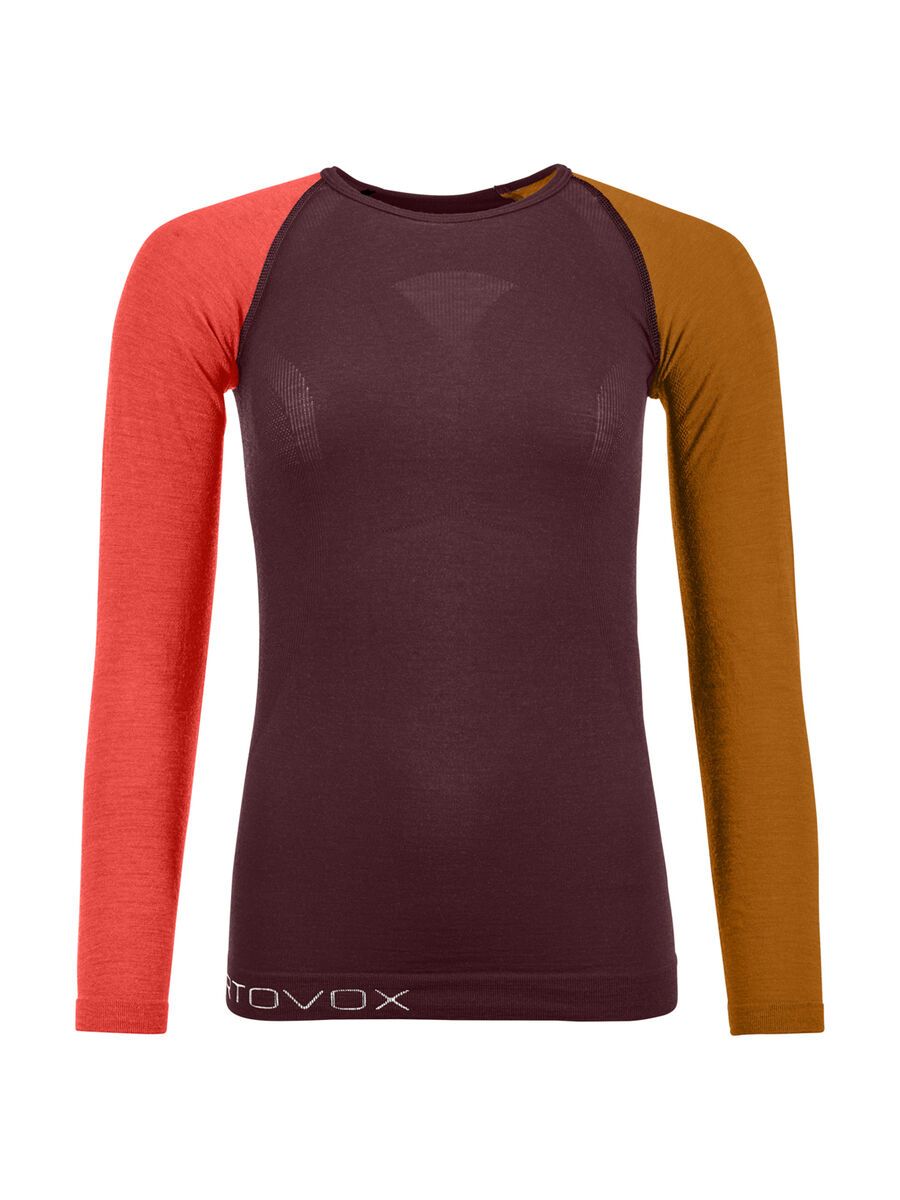 Ortovox 120 Merino Comp Light Long Sleeve W, winetasting - Bild 1