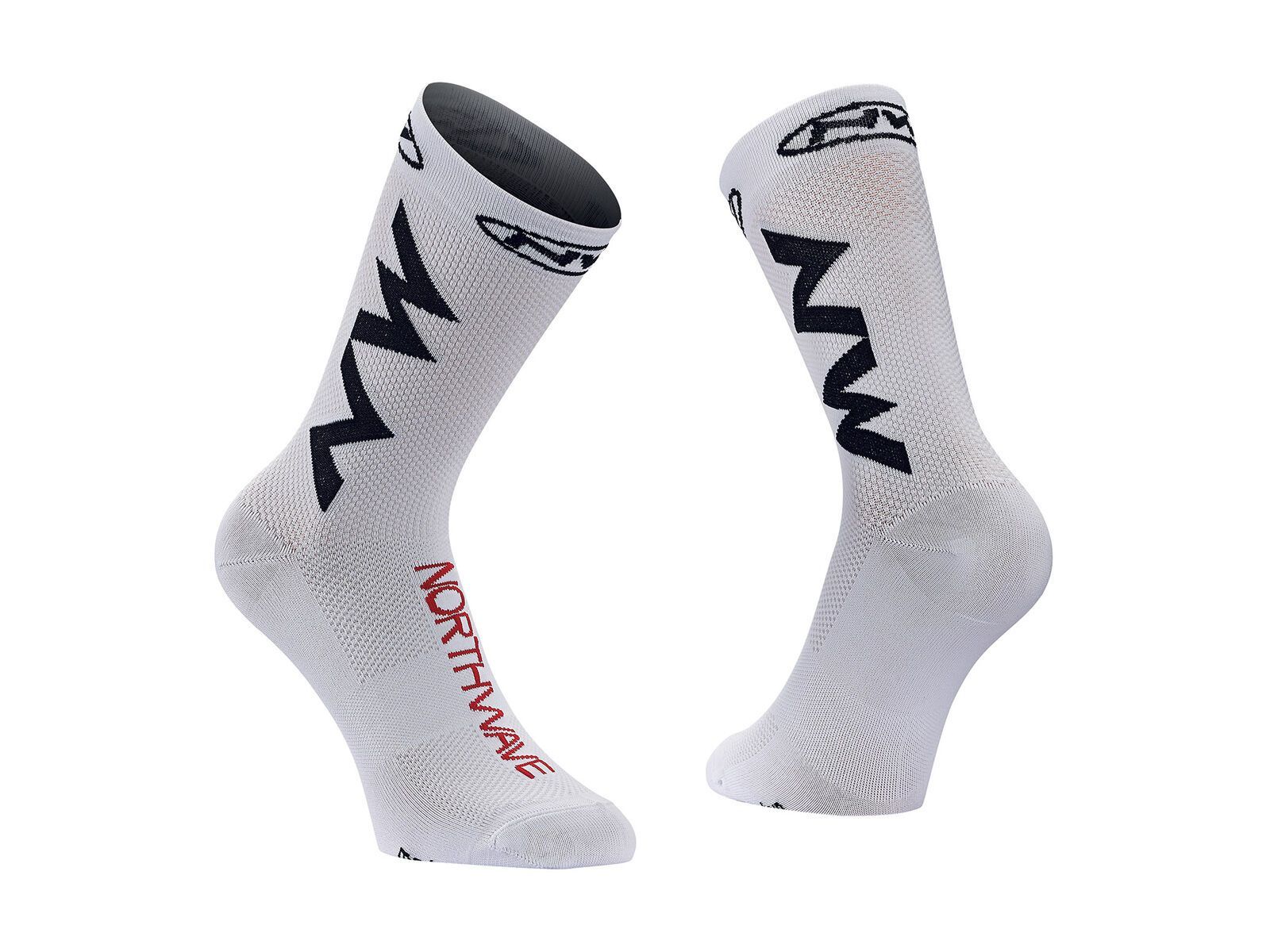 Northwave Extreme Air Socks, white/black/red - Bild 1