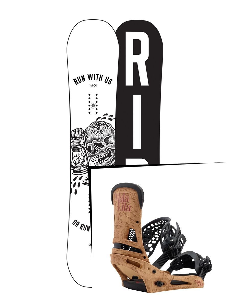 Set: Ride Burnout 2017 + Burton Malavita (1712852S) - Bild 1