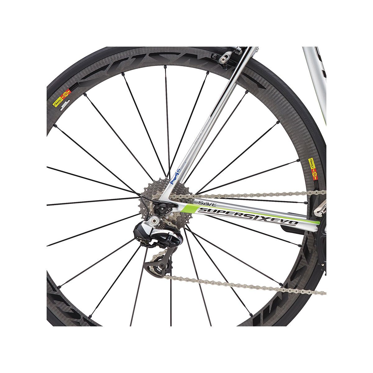 Cannondale SuperSix Evo Hi-Mod Team, berserker green w/magnesium white and jet black, gloss - Bild 5