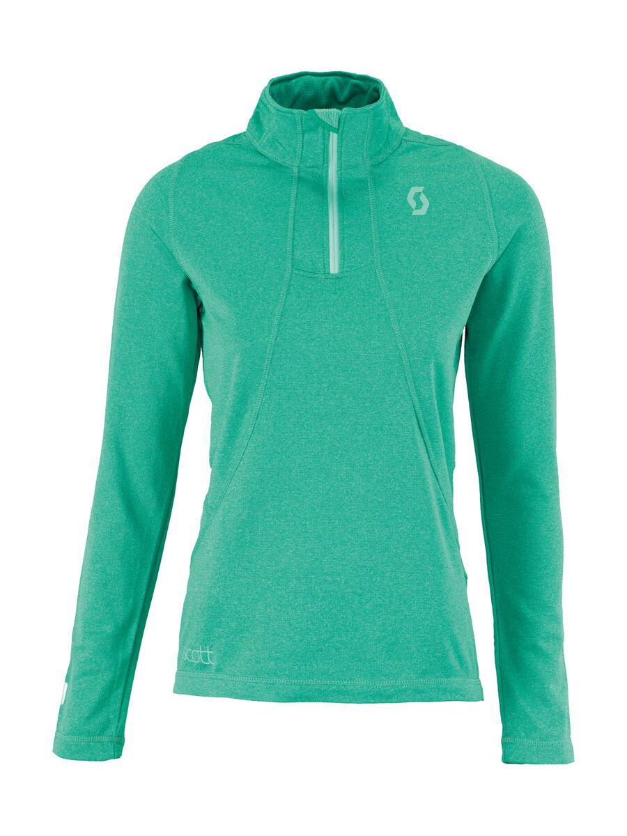 Scott Two2 1/2 Zip Womens, Arcadia Green Heather - Bild 1